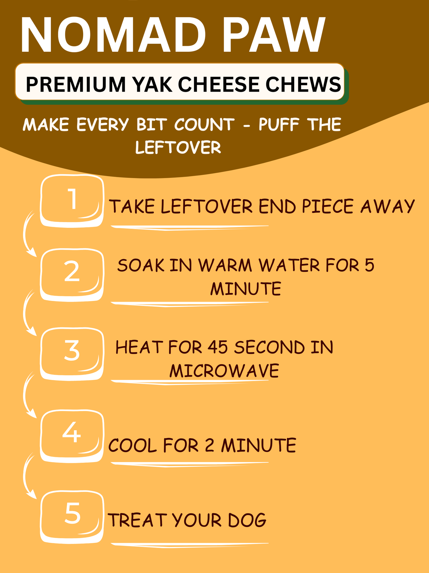 All-Natural Yak Cheese Dog Chews 2 pack large ( for 50 lb & over dog)
