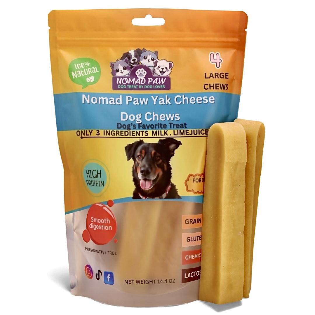 All-Natural Yak Cheese Dog Chews ( for 50 lb & over dog)