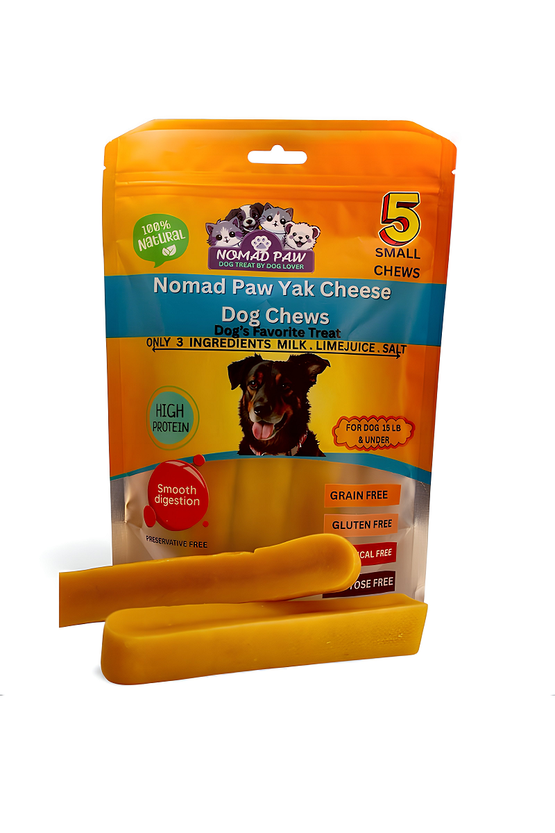 All-Natural Yak Cheese Dog Chews 5 pack small (for 15 - 25 lb dog)